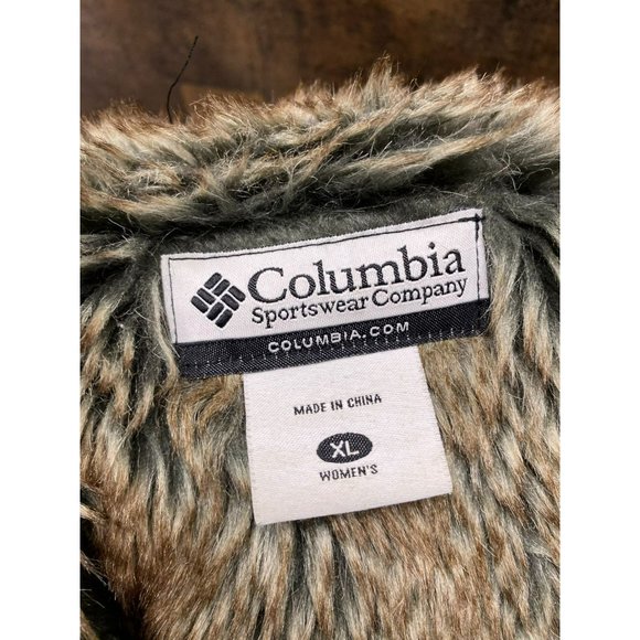 Columbia Women's Fur Inside Zip Up Jacket Size X-Large - Picture 2 of 4
